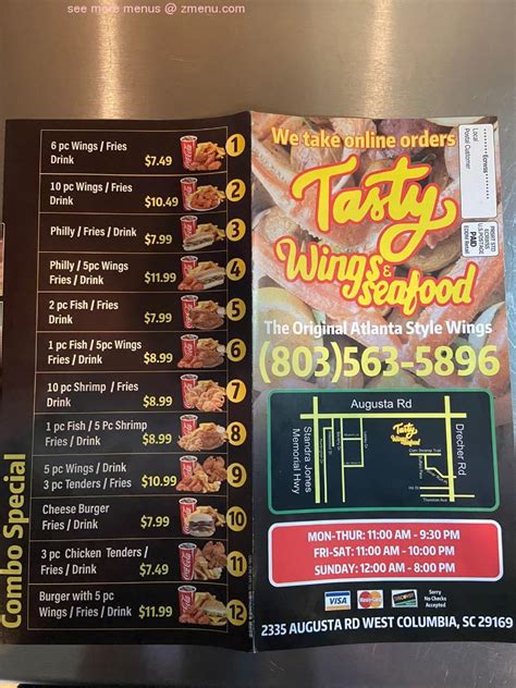 tasty wings and seafood|tasty wings menu.